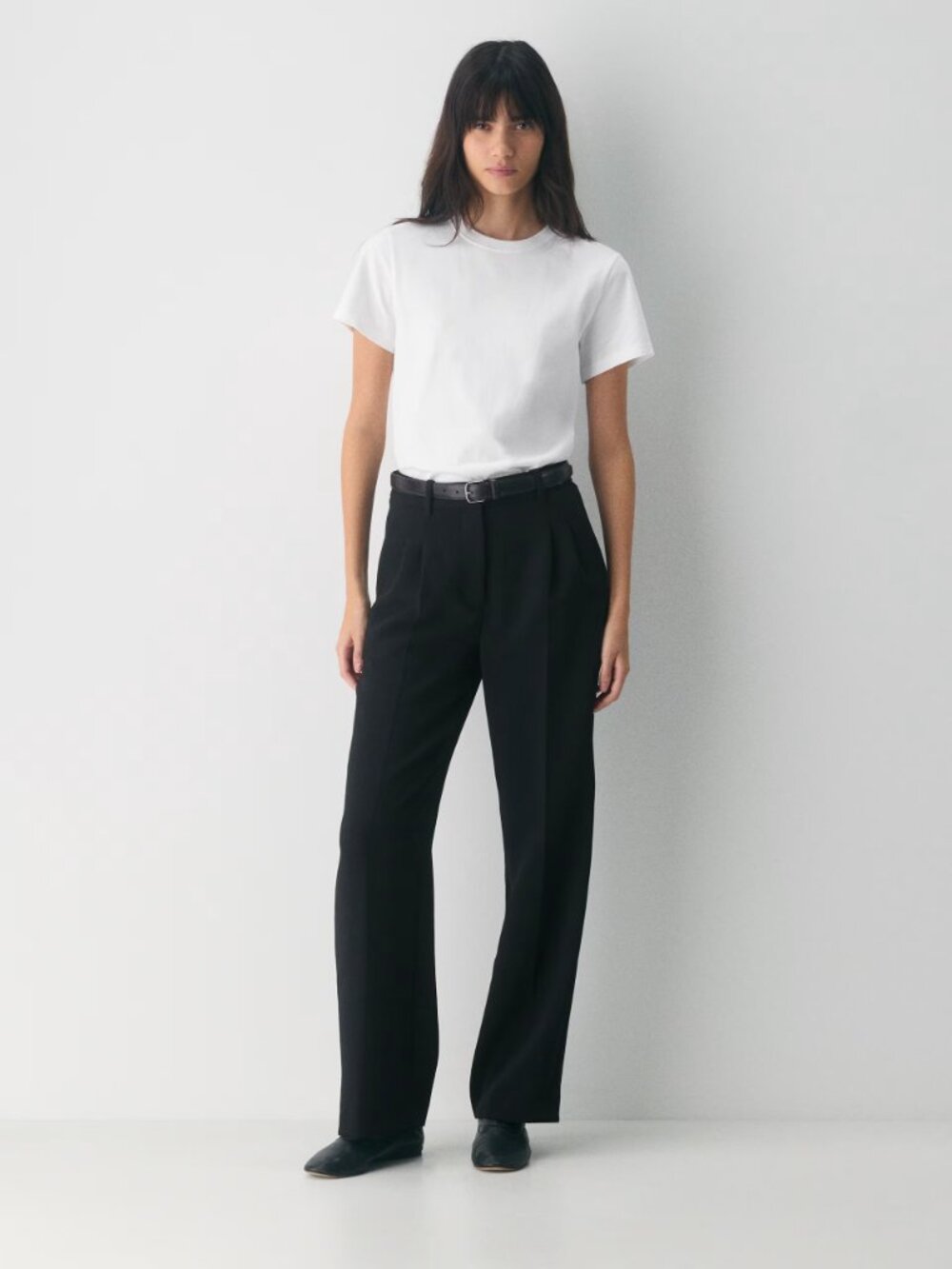 Wilfred Aritzia The Effortless Pant Black 8 Tall NWOT 34" Inseam